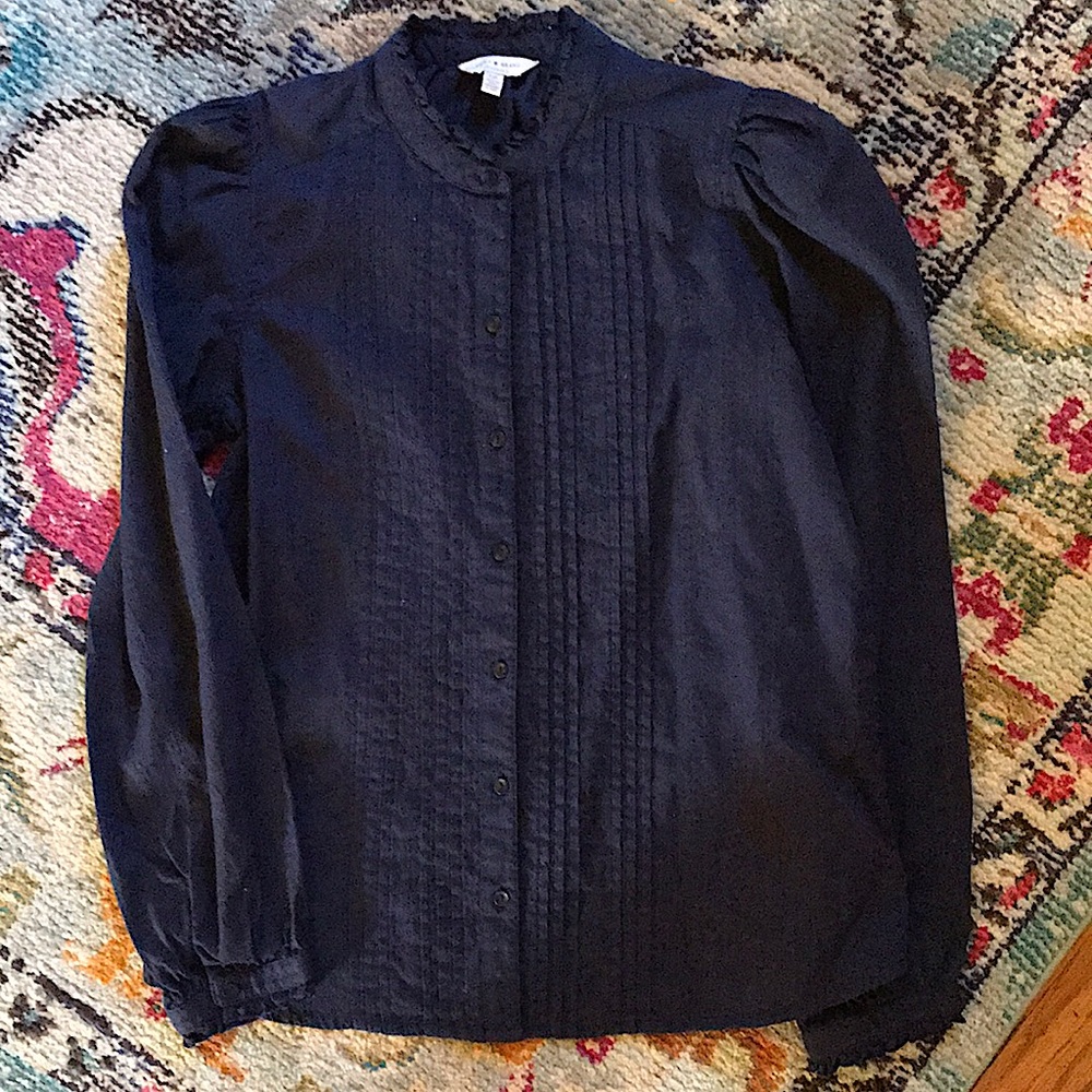 Lucky Brand Claudine Pintuck Shirt